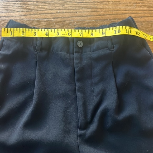 Zara Cropped Black Comfort Pants Size S - Picture 8 of 10